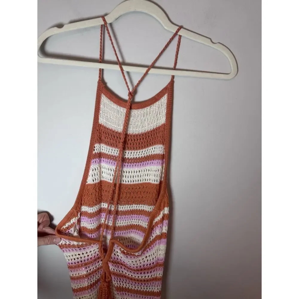 LSpace Allegra Crochet Maxi Dress Sz XL $154 NWT